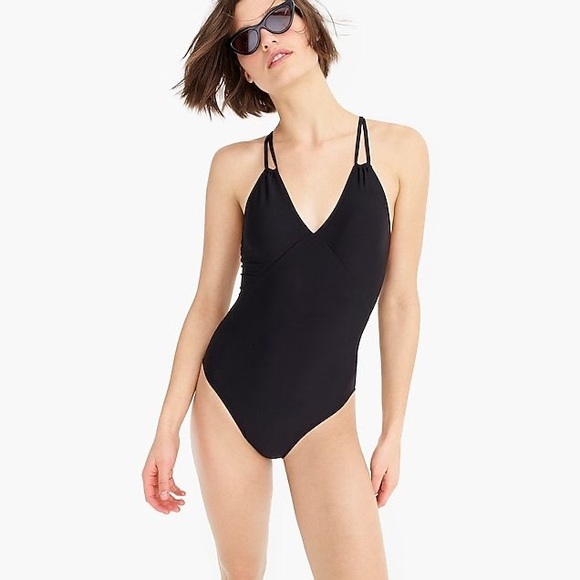 J. Crew Other - J. Crew V-Neck Strappy Swimsuit New